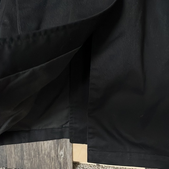 WE FASHION Amsterdam Black Belted Peacoat - Picture 7 of 12